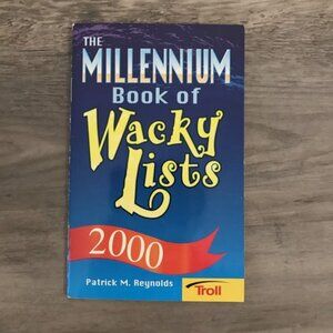 The Millennium Book Of Wacky Lists 2000 Paper Back Book